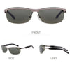 Men's Rimless Flat-Top Sunglasses - Grey & Black